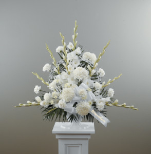 White Flower Arrangement CTT12-11_D19 $135.00